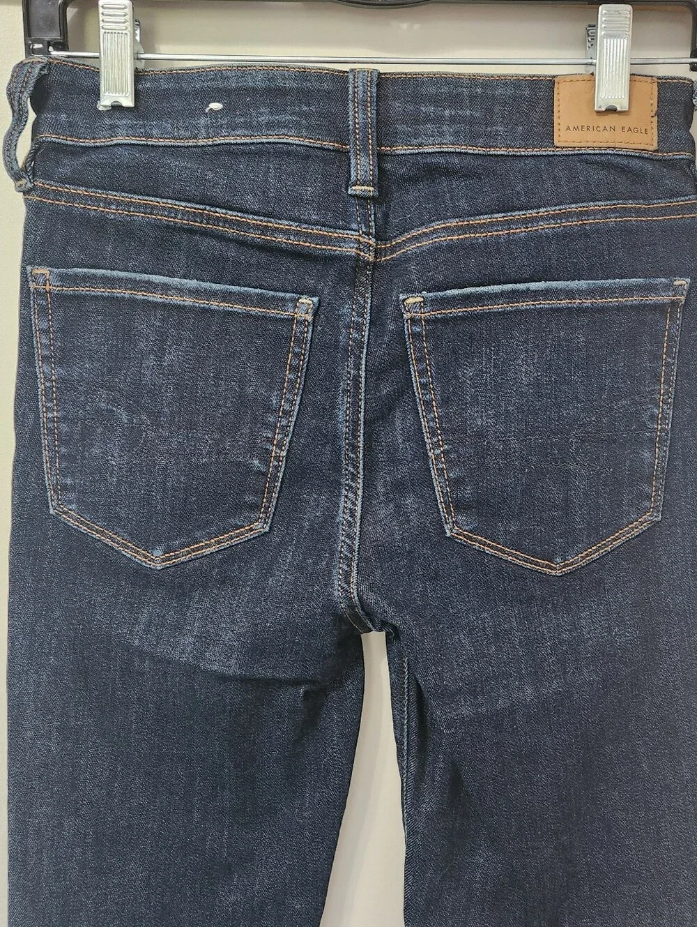 American Eagle Next Level Stretch Hi-Rise Jegging Dark Wash Jeans Womens Size 4